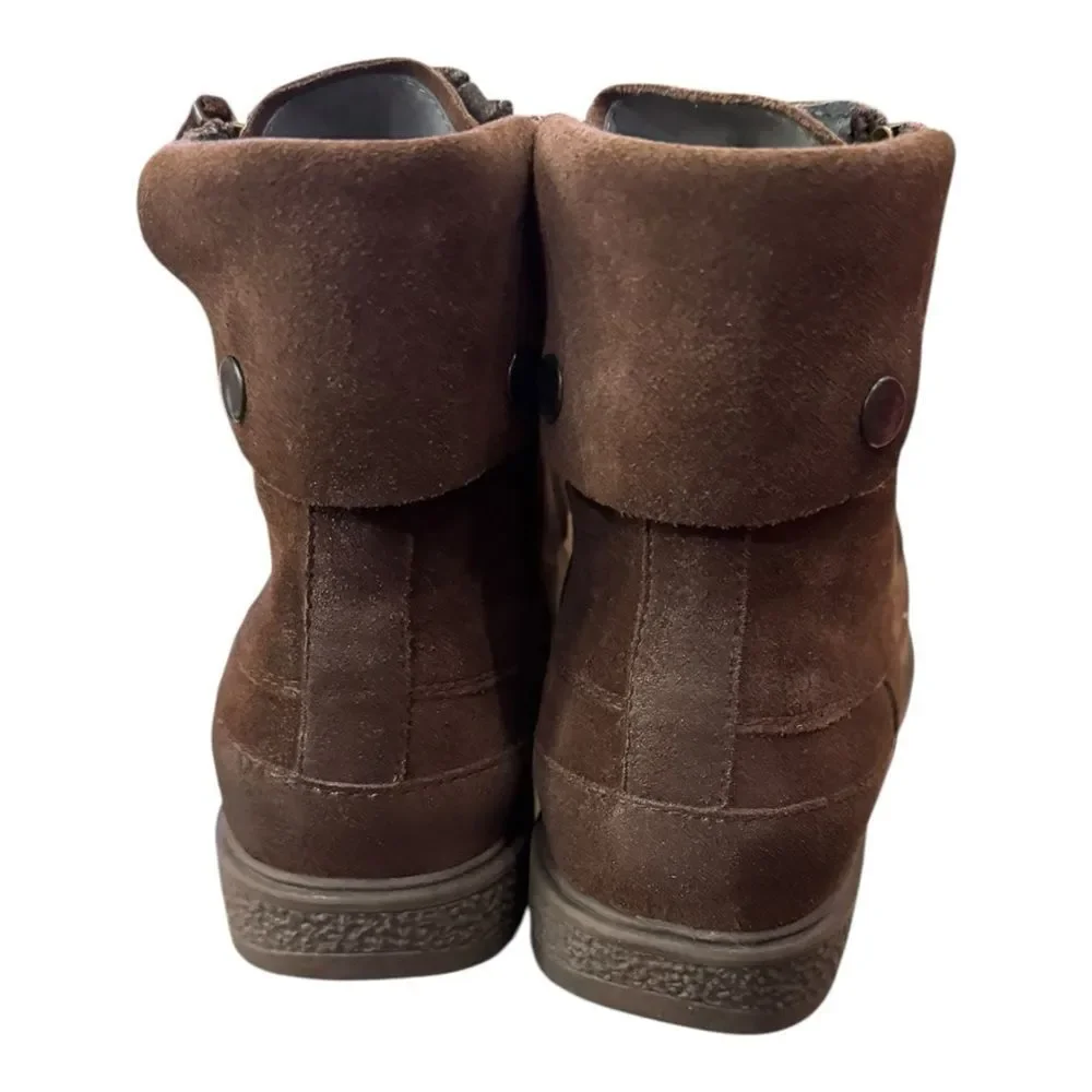 New Robert Wayne Granger Men's Brown Suede Leather Boots 9